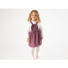 MİNİM Büyük Gül Motifli Kız Çocuk Jile - Özel Gün - Doğum Günü - Bayramlık