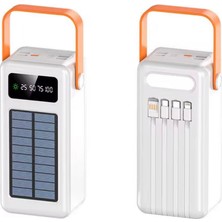 Moxti 30.000MAH Solar Powerbank – 4xusb-A, Qualcomm 3.0 Hızlı Şarj, Dahili Lightning & Usb-C