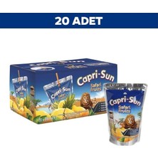 Capri-Sun Safari Meyve Suyu %11 Meyve Içeriğiyle 20 Adet 200 ml Ambalaj