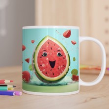 Asilmeydan Gülümseyen Mutlu Karpuz Hediyelik Kupa Bardak