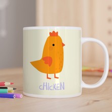 Asilmeydan Tavuk Baskılı Hediyelik Kupa bardak