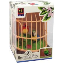 Ses ve Harekete Duyarlı Oyuncak Papağan – Kafesli, Hareketli ve Sesli - Deprem Kuşu