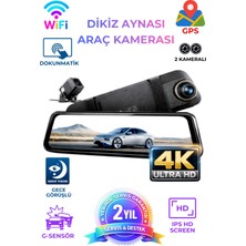 Venas Dikiz Aynası Araç Kamerası Ön 4K + Arka 1080P