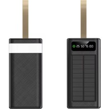 Moxti 50.000 Mah LED Aydınlatmalı Taşıma Askı Hızlı Şarj Powerbank 4xusb Micro,lıghtnıng,type-C Giriş