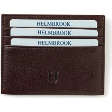Helmbrook London Barry Erkek Kahve Deri Özel Tasarım Çok Bölmeli Rfid Korumalı Kartlık