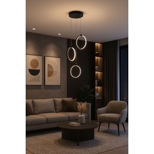 Osc Home Aydınlatma Tasarım LED Avize Kumandalı 3 Renk Isık