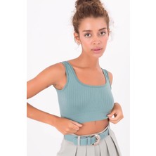 Alpaco Açık Sırt Kare Yaka Askılı Üst/büstiyer