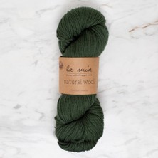 Lowell Home La Mia Natural Wool Yeşil El Örgü Ipi - L801 - 34399 LWL-47U89