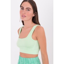 Alpaco Açık Sırt Kare Yaka Askılı Üst/büstiyer