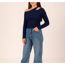 Alpaco Omuz Dekolte Detaylı Bluz