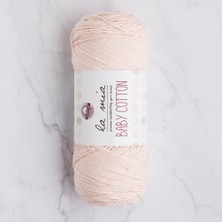 Lowell Home La Mia Baby Cotton Toz Pembe El Örgü Ipi - L029 - 33651 LWL-47U89
