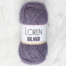Lowell Home Loren Silver Antrasit El Örgü Ipi - RS0036 - 34098 LWL-47U89