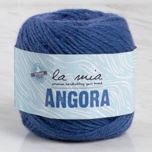 Lowell Home La Mia Angora 50GR Lacivert El Örgü Ipi - L129 - 33803 LWL-47U89