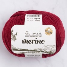 Lowell Home La Mia Merino Bordo El Örgü Ipi - L065 - 33792 LWL-47U89