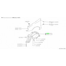 TŞT Nissan Micra Ön Çamurluk Davlumbazı Sağ 1992-1998 (Oem No:  6384241B15)