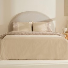 Karaca Home Avenza Brodeli Çift Kişilik Nevresım Takımı Bej
