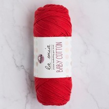 Lowell Home La Mia Baby Cotton Kırmızı El Örgü Ipi - L033 - 33634 LWL-47U89