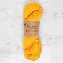Lowell Home La Mia Natural Wool Sarı El Örgü Ipi - L877 - 34401 LWL-47U89