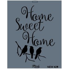 Aesco Rich New Seri N-429 Stencil 35X25 cm
