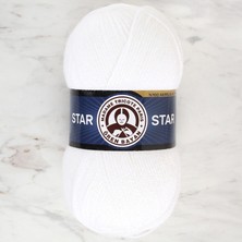 Ören Bayan Star Beyaz El Örgü Ipi (3 Adet) - Renk: 000