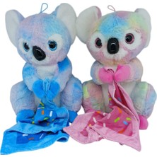 Efe Avm PL50111 - Peluş Battaniyeli Koala 30 cm 2 Ast (Lisinya)