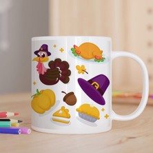 Asilmeydan Hindi- Şapka- Kabak Baskılı Hediyelik Kupa Bardak