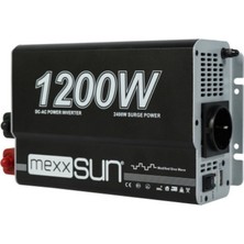 Cks Enerji Mexxsun 12V Volt - 1200W Watt Modifiye Sinüs Inverter (220V Çevirici)