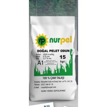 NURPEL %100 Çam Peleti Orijinal – Yüksek Isı – Düşük Kül 15KG