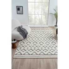 Konfor Sevilla 5507 Bukle Yumuşak Örgü Modern Dokuma Halı80x300