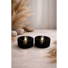 Özay Dekoratif 2'li Mumluk Set