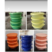 Tupperware Şeker Kaplar 300 ml 20 Adet Görseldeki Renkler