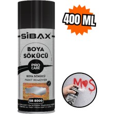 Sibax Sprey Boya Sökücü 400 ml | Etkili Boya Temizleyici | Solvent Bazlı Yüzey Temizleme Spreyi