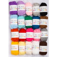 By Nevser La Mia Pastel Cotton Lila El Örgü Ipi - L181 - 33958