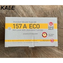 Kale Trajlı Kilit Silindirli Trajlı Demir Kapı Kilidi 70MM 157-A Eco Orj