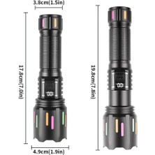 Stumbanng Zoomlu LED Powerbank Özellikli Şarjlı El Feneri