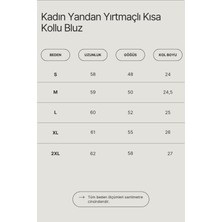 Rich Kadın Lila Yandan Yırtmaçlı Kısa Kollu Tişört