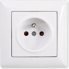 Günsan Vısage Beyaz Çocuk Kor.ups Priz (Çerçevesizdir)