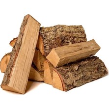 Pratikoutdoor Yarılmış - 1. Sınıf Doğal Meşe Odunu – %100 Katkısız, Yüksek Kalorili Şömine, Soba ve Mangal Odunu