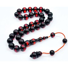 Tesbih Pasajı Misket Model Sürmeli Sıkma Kehribar Tesbih