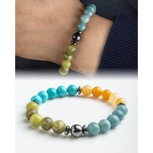 Doğal Taş Boğa Burcu Bileklik