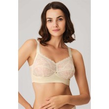 MOTTO10 Butik Balenli Desteksiz Dolgusuz Toparlayıcı Dantelli Küçültücü Sütyen