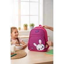 Kidessa 1234 Anatomik Sırtlı Yapılı Unisex Anaokul Çantası - NKT01234-MOR-TEK Ebat