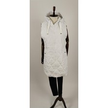 Fatosh Kuto Kadın Kapüşonlu Şişme Yelek