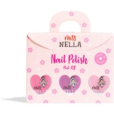 Smiggle Miss Nella - Sevilen Renkler 3'lü Oje