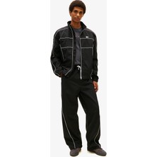 Tommy Hilfiger Theo Parachute Track Erkek Siyah Pantolon.bds