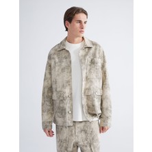 Lc Waikiki Yeni Sezon Rahat Kalıp Uzun Kollu Gabardin Erkek Gömlek Ceket