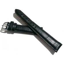 Fado  Klasik Saat Deri Kordon Saat Kayışı Siyah - Croco 18  mm  (313  )