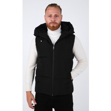 Bran Kapüşonlu Premium Şişme Erkek Yelek