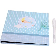 Nobbystar Isimli 12 Yapraklı Beyaz Kalemli Uykucu Figür Erkek Bebek Anı Defteri