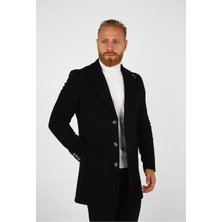 Bran Siyah Kaşe Mont